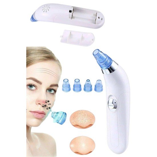 Vakumlu Siyah Nokta Ve Yüz Temizleme Cihazı 4 Başlıklı