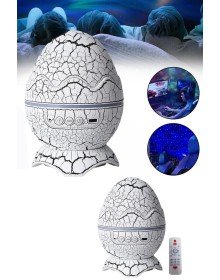 Dinozor Yumurtası Gece Masa Lambası Bluetooth Hoparlör 14 Renk Seçeneği