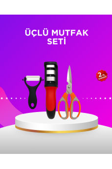 Çok Amaçlı Mutfak Makas Seti – Paslanmaz Çelik ve Ergonomik Tasarım