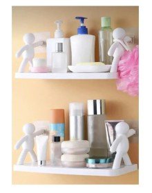 2 Adet Özel Raf Baharatlık -Makyaj Malzeme Rafı Kendinden Yapışkanlı Banyo Mutfak Organizer Raf