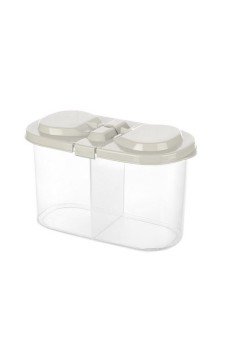 2 Bölmeli Saklama ve Erzak Kabı 1200 ML