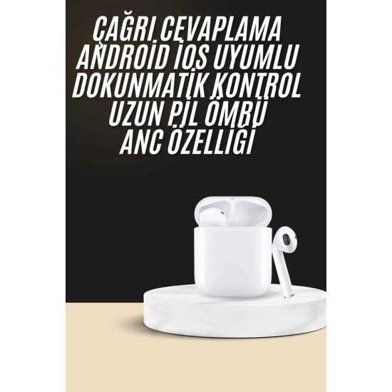 2. Nesil Bluetooth Android ve İOS Uyumlu Kablosuz Kulaklık Çağrı Cevaplama