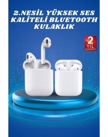 2.Nesil Yeni Model TWS Bluetooth Kulaklık Dokunmatik Kontrol Yüksek Ses Kaliteli