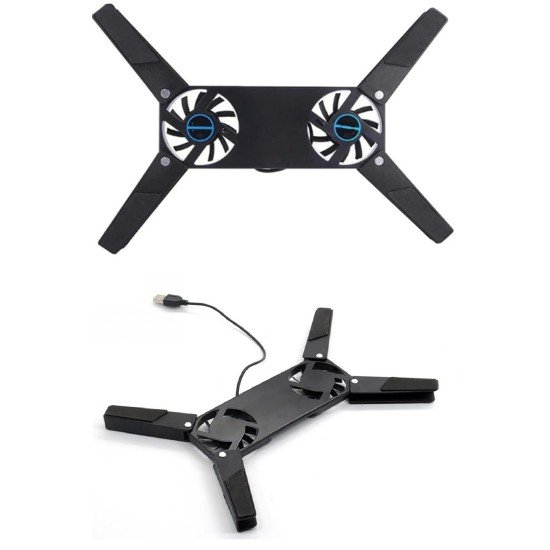2 Fanlı Notebook Soğutucu Portatif Katlanabilir Laptop Soğutucu Fan Usbli Stand Bilgisayar Fanı 2 Fanlı Notebook Soğutucu Portatif Katlanabilir Laptop Soğutucu Fan Usbli Stand Bilgisayar Fanı