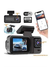 2 İnç Araç İçi Kameralı Ekran 1080P Full HD Kaliteli Hafıza Kart Destekli