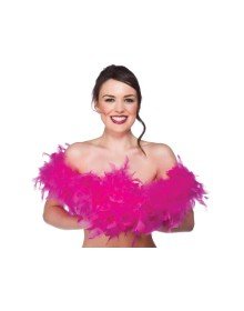 2 Metre Boa Tüy Otriş - Pembe