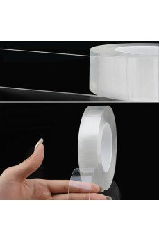 2 metre x 3 cm Şeffaf Güçlü Nano Çift Taraflı Silikon Jel Yapıştırıcı Bant 2 metre x 3 cm Şeffaf Güçlü Nano Çift Taraflı Silikon Jel Yapıştırıcı Bant