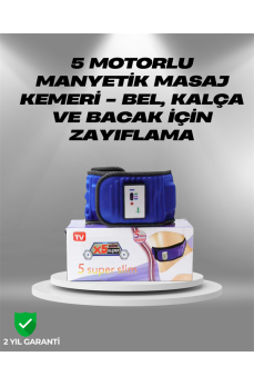 20 Mıknatıslı Gelişmiş Zayıflama Kemeri – Kas Gevşetici ve Selülit Azaltıcı Etki