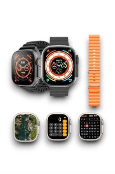 2025 Model Akıllı Saat Çift Kordon Ios Ve Android Arama Cevaplama Sesli Asistan 2025 Model Akıllı Saat Çift Kordon Ios Ve Android Arama Cevaplama Sesli Asistan