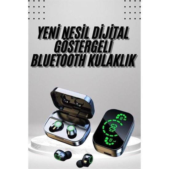 2025 Model Bluetooth Kulaklık Telefon Şarj Edebilen Çağrı Cevaplama Dijital Göstergeli