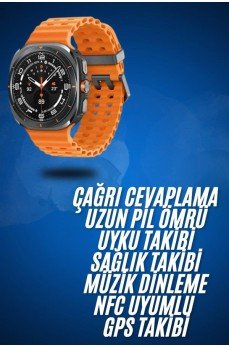 2025 Model Gelişmiş Özellikli Nabız Sensörlü Spor Takibi Yapabilen Titreşimli Saat