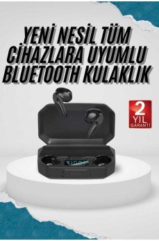 Kulak İçi Bluetooth Kulaklık Rgb Işıklı Çift Mikrofonlu iOS/Android Uyumlu BT 5.2