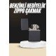 Erkeklere Özel Hediyelik Eşya Zippo Metalik Benzinli Çakmak Doldurulabilir