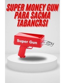 Para Saçma Tabancası Kırmızı Para Fırlatma Oyuncağı Parti Eğlencesi