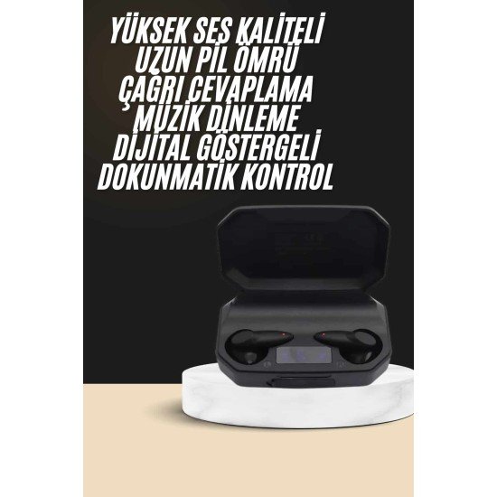 Kulak İçi Bluetooth Kulaklık Rgb Işıklı Çift Mikrofonlu iOS/Android Uyumlu BT 5.2 Kulak İçi Bluetooth Kulaklık Rgb Işıklı Çift Mikrofonlu iOS/Android Uyumlu BT 5.2