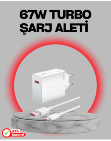 67 Watt Turbo Destekli Şarj Cihazı Honor 50 70 90 Uyumlu