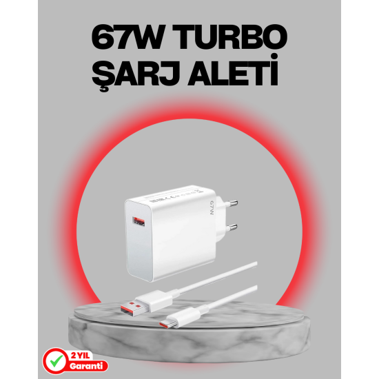 67 Watt Turbo Destekli Şarj Cihazı Honor 50 70 90 Uyumlu 67 Watt Turbo Destekli Şarj Cihazı Honor 50 70 90 Uyumlu