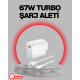 67 Watt Turbo Destekli Şarj Cihazı Honor 50 70 90 Uyumlu 67 Watt Turbo Destekli Şarj Cihazı Honor 50 70 90 Uyumlu
