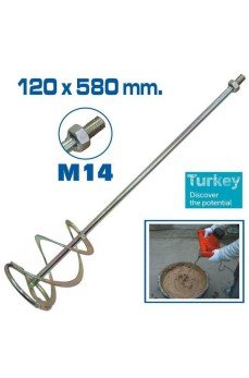 Topshop TH14343 Boya Alçı ve Harç Karıştırıcı Uç 120x580 mm