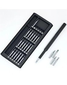 25 Parça Çok Fonksiyonlu Hassas Tornavida Seti – Telefon Tablet Elektronik Tamir Tornavida Seti
