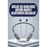 120 Saat Bluetooth Kulaklık Kablolu Boyun Askılı SD Kart Girişli ANC Özellikli