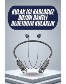 120 Saat Bluetooth Kulaklık Kablolu Boyun Askılı SD Kart Girişli ANC Özellikli