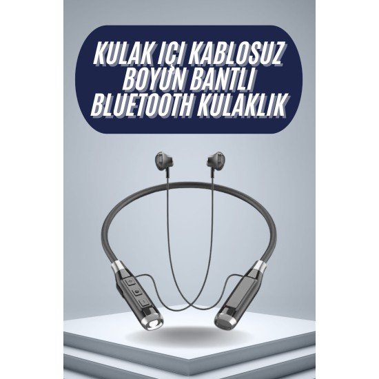 120 Saat Bluetooth Kulaklık Kablolu Boyun Askılı SD Kart Girişli ANC Özellikli