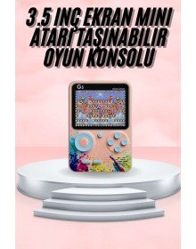 3.5 İnç Klasik Retro LCD Ekran 500 Oyunlu Oyun Konsolu Taşınabilir