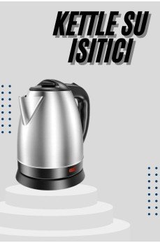 Kettle C F Tipi 220-240V Paslanmaz Çelik Elektrik Kablolu Otomatik Kapanma