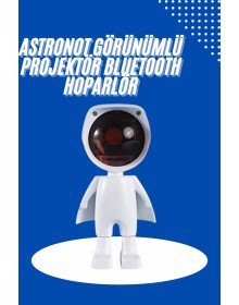 Astronot Işık Projektörü Gökkuşağı Projeksiyon Gece Lambası Hediyelik