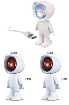 Astronot Işık Projektörü Gökkuşağı Projeksiyon Gece Lambası Hediyelik Astronot Işık Projektörü Gökkuşağı Projeksiyon Gece Lambası Hediyelik