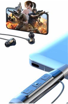 120 Saat Bluetooth Kulaklık Kablolu Boyun Askılı SD Kart Girişli ANC Özellikli