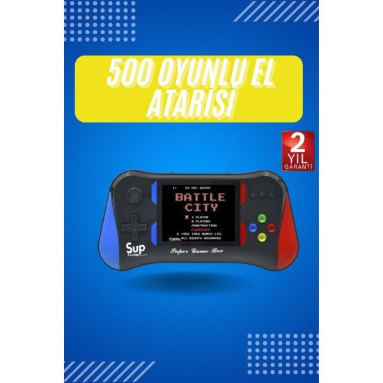 3.5 İnç 500 Klasik Retro Oyun Yüklü Kollu Oyun Konsolu 3.5 İnç 500 Klasik Retro Oyun Yüklü Kollu Oyun Konsolu