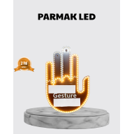 176 LED’li Amber Trafik Uyumlu Sinyal Işığı – El Hareketiyle Kontrol