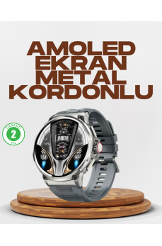 Şık Metal Kasa ve Değiştirilebilir Kordonlarla SW80 Smartwatch