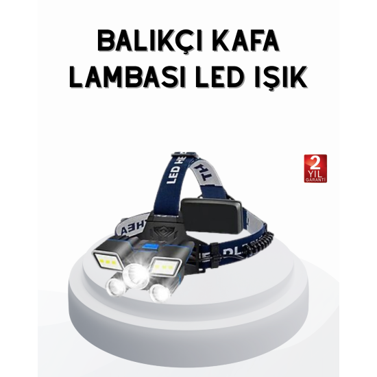 Profesyonel Şarjlı LED Far – IPX5 Suya Dayanıklı, 4 Işık Modu, Hareket Sensörlü Profesyonel Şarjlı LED Far – IPX5 Suya Dayanıklı, 4 Işık Modu, Hareket Sensörlü