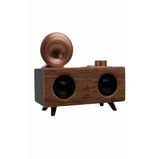 Gramafon Radyo Bluetooth Hoparlör Nostaljik Radyo FM Radyo