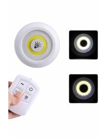 Dolap Işığı Mutfak Rafı Işığı Uzaktan Kumandalı 3 Lü Spot Led Lamba