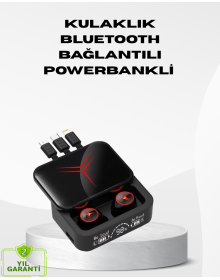Powerbank Özellikli Bluetooth Kablosuz Kulaklık – Dokunmatik Kontrol, Uzun Pil Ömrü, Ergonomik Tasarım