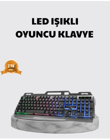 Profesyonel  Klavye Mouse Seti – RGB Işıklı, Türkçe Q, DPI Ayarlı, Dayanıklı Gövde