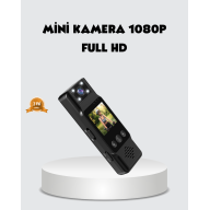 180 Derece Dönebilen Mini Kamera Full HD TFT Ekran Hareket Sensörlü
