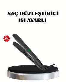 Titanyum Kaplamalı Saç Düzleştirici – Nem Koruma Sensörü