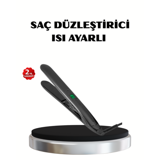 Titanyum Kaplamalı Saç Düzleştirici – Nem Koruma Sensörü