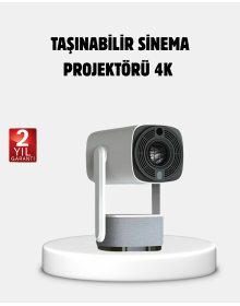 HD 720p Projeksiyon Cihazı – Geniş Ekran, 10.000 Saat Ampul Ömrü, Ev Sineması Deneyimi