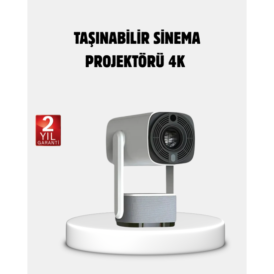 HD 720p Projeksiyon Cihazı – Geniş Ekran, 10.000 Saat Ampul Ömrü, Ev Sineması Deneyimi
