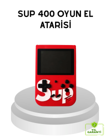 SUP Retro El Konsolu – 500 Oyun, TV Bağlantılı, 3 İnç Ekranlı Şarjlı Mini Atari