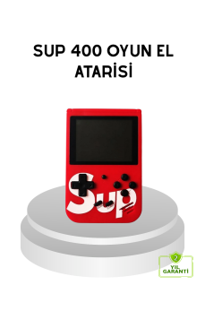 SUP Retro El Konsolu – 500 Oyun, TV Bağlantılı, 3 İnç Ekranlı Şarjlı Mini Atari