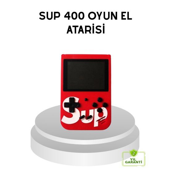 SUP Retro El Konsolu – 500 Oyun, TV Bağlantılı, 3 İnç Ekranlı Şarjlı Mini Atari SUP Retro El Konsolu – 500 Oyun, TV Bağlantılı, 3 İnç Ekranlı Şarjlı Mini Atari