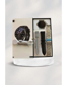 Akıllı Saat Çoklu Kordon Seçeneği Amoled Ekran Çok Fonksiyonlu Bluetooth Bağlantılı