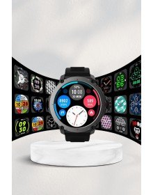 Akıllı Saat Amoled Ekran Metal Ve Deri Kordonlu Uyku ve Sağlık Takibi Titreşimli